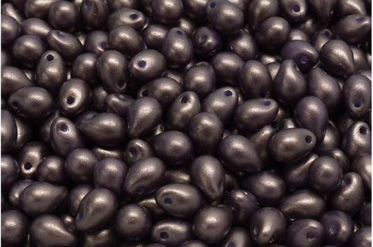 ドロップビーズ、ホワイト 24107 (02010-24107)、ガラス、チェコ共和国