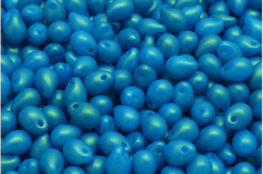 ドロップビーズ、ホワイト 24108 (02010-24108)、ガラス、チェコ共和国