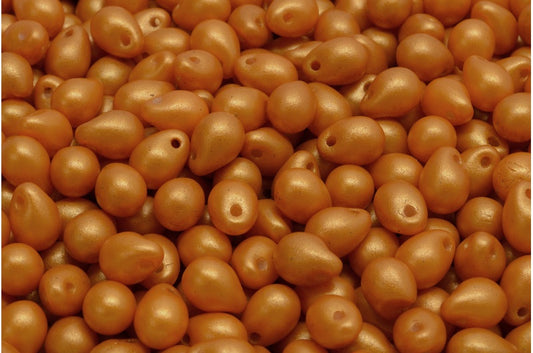 ドロップビーズ、ホワイト 24109 (02010-24109)、ガラス、チェコ共和国