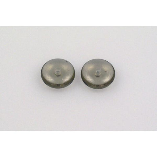 Space Disk Beads 8 mm, Gray (40010), Bohemia Crystal Glass, Czechia 11169036