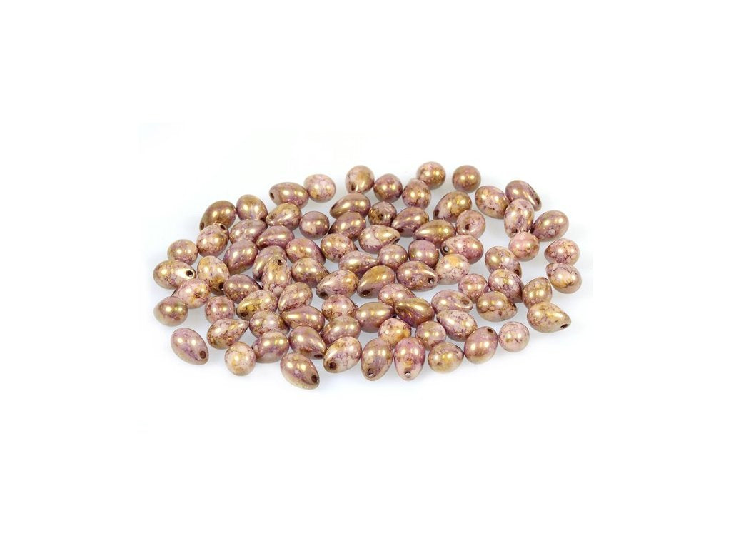 Pressed Beads Drop 03000/15695 Glass Czech Republic