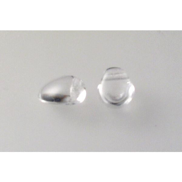 Tulip Petal Beads 6 x 8 mm, Crystal (30), Bohemia Crystal Glass, Czechia 11169803