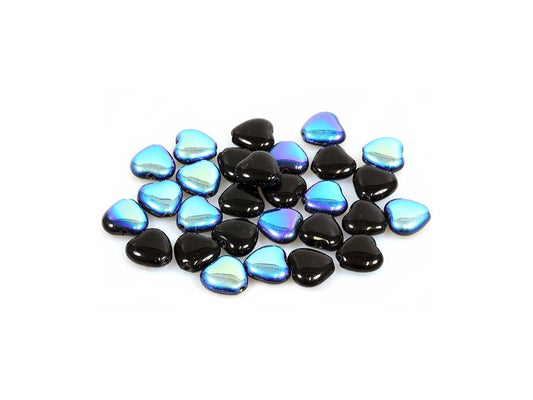 Pressed Beads Heart 23980/28701 Glass Czech Republic