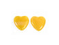 Pressed Beads Heart 86040 Glass Czech Republic