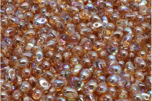 Drop Beads, Crystal 98535 (00030-98535), Glass, Czech Republic