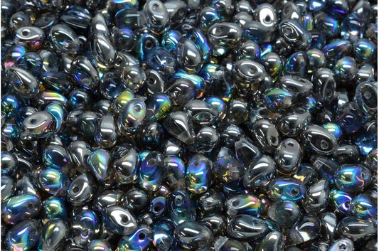 Drop Beads, Crystal 98537 (00030-98537), Glass, Czech Republic