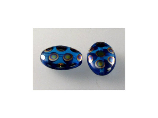 Pressed Beads 60040/28107 Glass Czech Republic