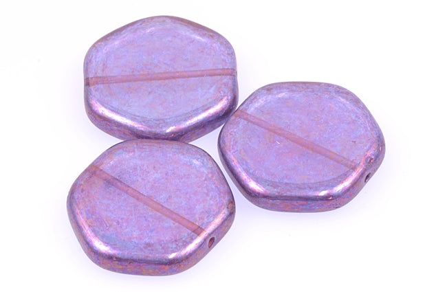 Hexagon Beds, Crystal Vega Iris (00030-15781), Glass, Czech Republic