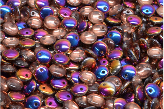 レンズ豆ビーズ、クリスタルスリペリット（00030-29501）、ガラス、チェコ共和国