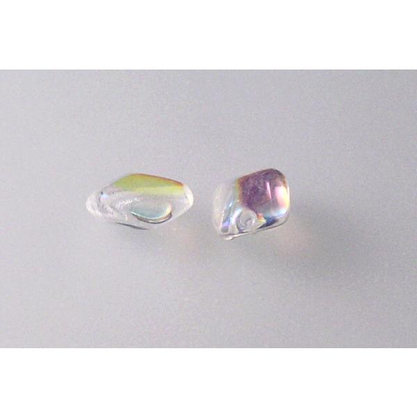 Pressed Beads 9 x 6 mm, Crystal Ab (30-28701), Bohemia Crystal Glass, Czechia 11199805
