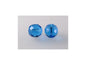 Fire Polished Faceted Beads Round Transparent Aqua Glass Czech Republic