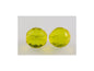 Fire Polished Faceted Beads Round Transparent Yellow Glass Czech Republic