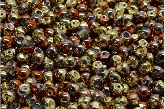 Mushroom Button Beads, Crystal 98542 (00030-98542), Glass, Czech Republic