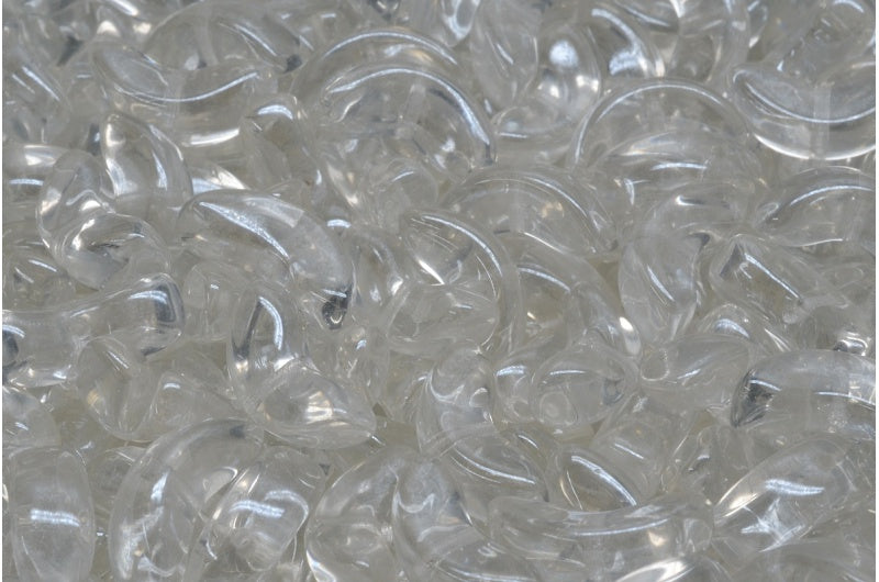 Angel Wing Beads, Crystal Hematite (00030-14400), Glass, Czech Republic