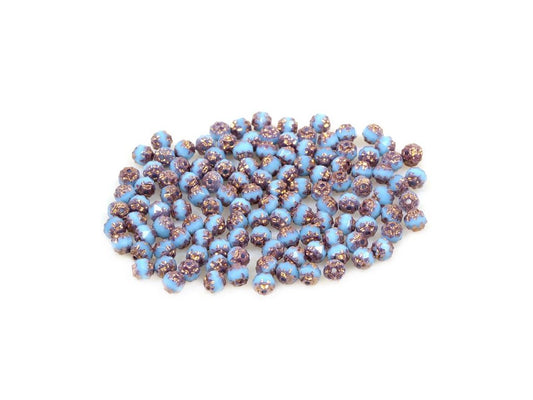 Fire Polished Faceted Beads Cathedral 63020/91434 Glass Czech Republic