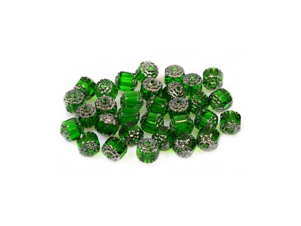 Fire Polished Faceted Beads Cathedral 50120/91436 Glass Czech Republic