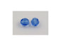 Fire Polished Faceted Beads Transparent Blue Glass Czech Republic