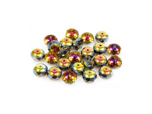 Fire Polished Faceted Beads Rondelle 00030/28001 Glass Czech Republic