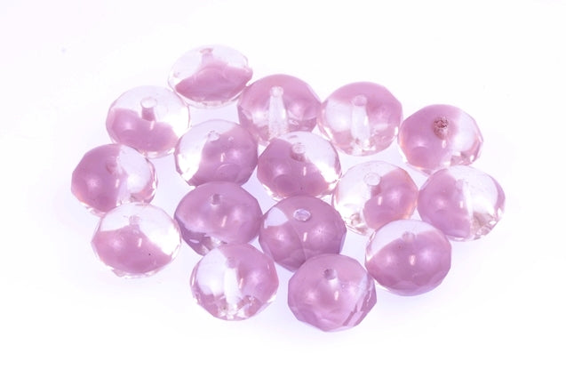 Fire Polished Faceted Beads Rondelle 9 mm, color: 26010, Bohemia Crystal Glass, Czechia 15135001