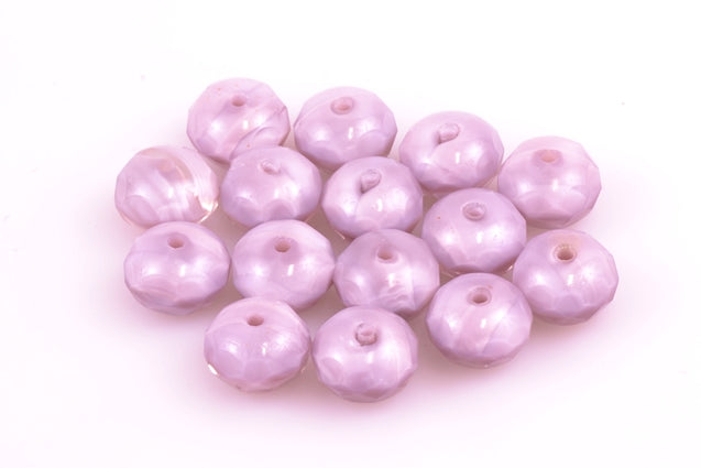 Fire Polished Faceted Beads Rondelle 9 mm, color: 26017, Bohemia Crystal Glass, Czechia 15135001