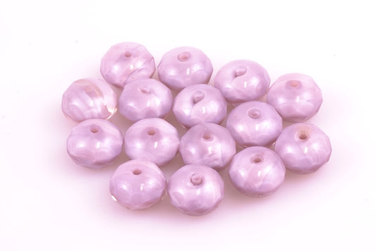 Fire Polished Faceted Beads Rondelle 9 mm, color: 26017, Bohemia Crystal Glass, Czechia 15135001