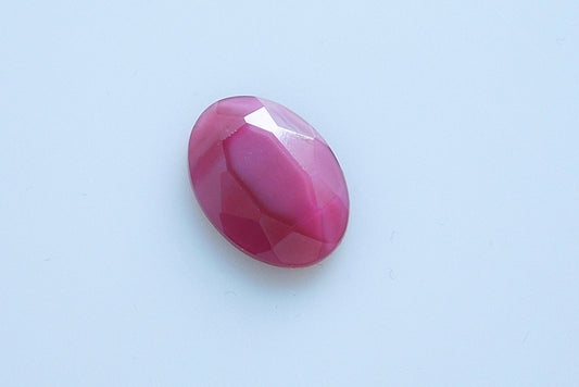 Crystal Glass Gemstone Oval 18 x 13 mm, color: 94000, Bohemia Crystal Glass, Czechia 2130