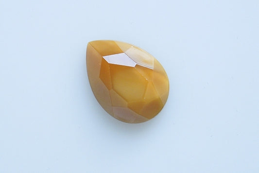 Crystal Glass Gemstone Drop 18 x 13 mm, color: 14010, Bohemia Crystal Glass, Czechia 2230