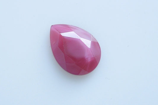 Crystal Glass Gemstone Drop 18 x 13 mm, color: 94000, Bohemia Crystal Glass, Czechia 2230