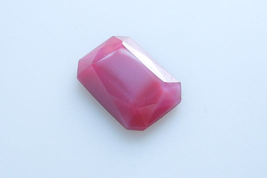 Crystal Glass Gemstone Octagon 18 x 13 mm, color: 94000, Bohemia Crystal Glass, Czechia 2330