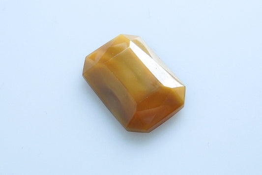 Crystal Glass Gemstone Octagon 25 x 18 mm, color: 14010, Bohemia Crystal Glass, Czechia 2330