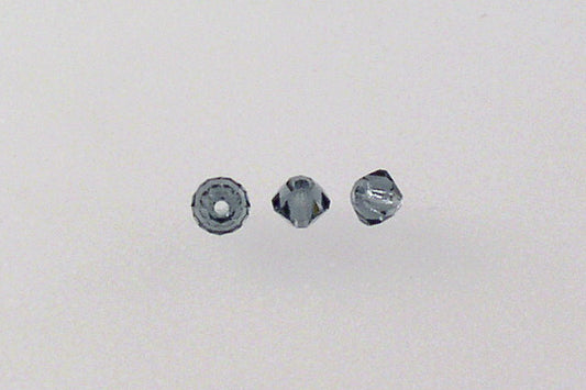 MC Bicone Xilion Cut beads High Sparkle 3 mm, Transparent Dark Blue (30330), Bohemia Crystal Glass, Czechia 45169302