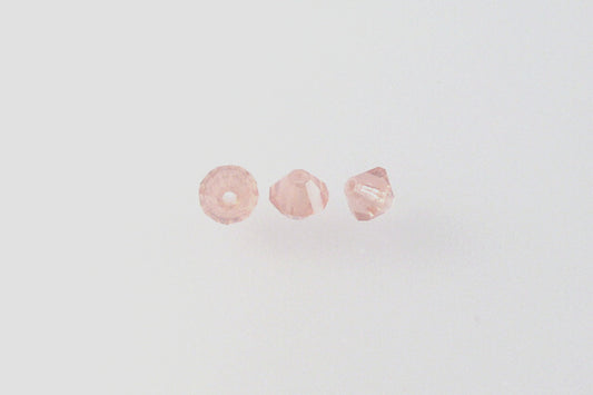 MC Bicone Xilion Cut beads High Sparkle 3 mm, Opal Pink (71010), Bohemia Crystal Glass, Czechia 45169302
