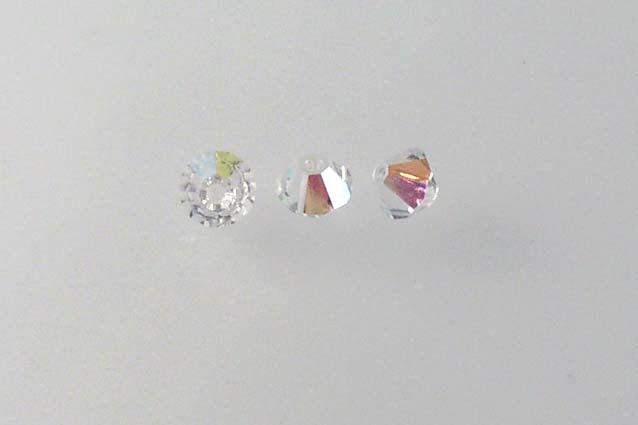 MC Bicone Xilion Cut beads High Sparkle 4 mm, Crystal Ab (30-28701), Bohemia Crystal Glass, Czechia 45169302