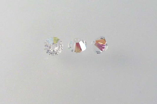 MC Bicone Xilion Cut beads High Sparkle 4 mm, Crystal Ab (30-28701), Bohemia Crystal Glass, Czechia 45169302