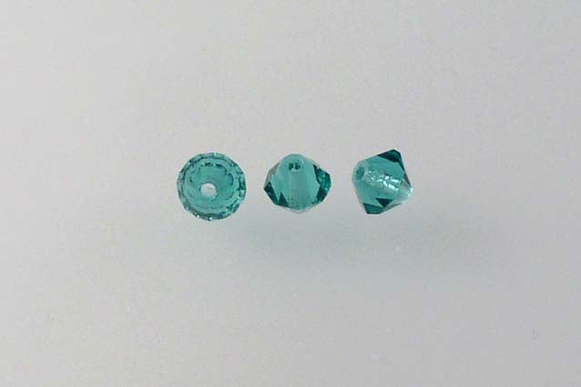 MC Bicone Xilion Cut beads High Sparkle 4 mm, Transparent Green Emerald (50730), Bohemia Crystal Glass, Czechia 45169302