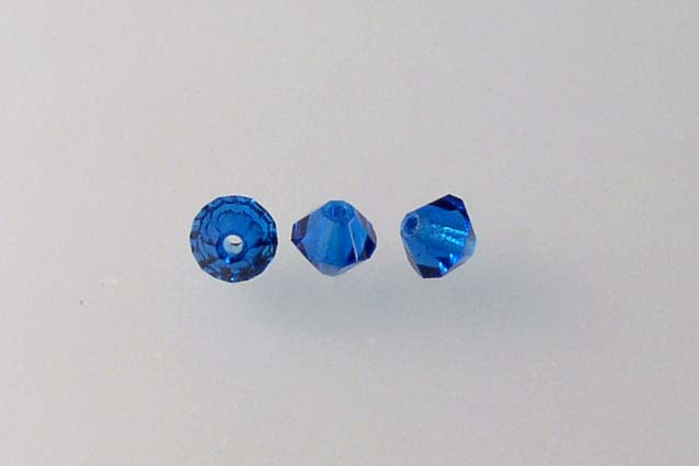 MC Bicone Xilion Cut beads High Sparkle 4 mm, Transparent Aqua (60080), Bohemia Crystal Glass, Czechia 45169302