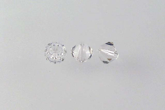 MC Bicone Xilion Cut beads High Sparkle 5 mm, Crystal (30), Bohemia Crystal Glass, Czechia 45169302