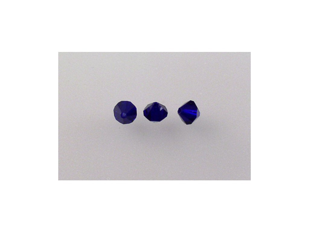 MC Bicone Xilion Cut beads High Sparkle Transparent Blue Glass Czech Republic