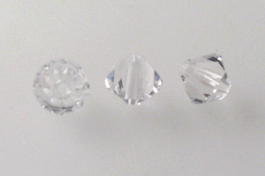 MC Bicone Xilion Cut beads High Sparkle 6 mm, Crystal (30), Bohemia Crystal Glass, Czechia 45169302