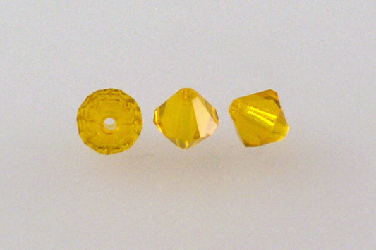 MC Bicone Xilion Cut beads High Sparkle 6 mm, color: 90000, Bohemia Crystal Glass, Czechia 45169302