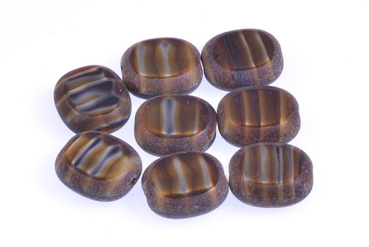 Shaped Table Cut Beads 14 x 12 mm, 26117 Matte (26117-84110), Bohemia Crystal Glass, Czechia 99130310