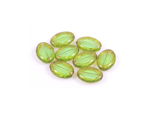 Table Cut Beads Oval 50010/86800 Glass Czech Republic