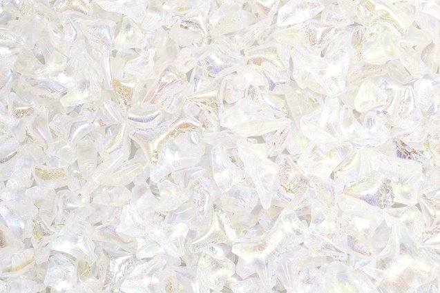 Glass Crumb Pieces for Home Epoxy Decor Mix, Crystal Ab (30-28701), Bohemia Crystal Glass, Czechia SKLENENA