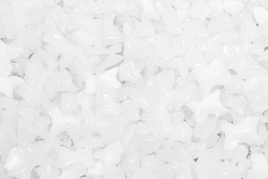 Glass Crumb Pieces for Home Epoxy Decor Mix, Chalk White (3000), Bohemia Crystal Glass, Czechia SKLENENA