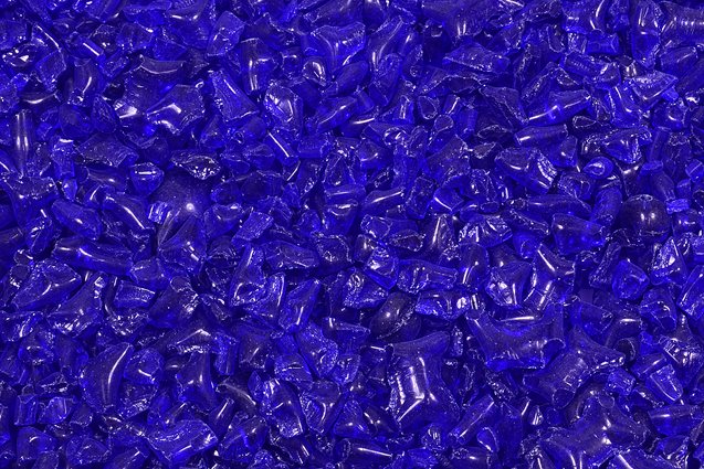 Glass Crumb Pieces for Home Epoxy Decor Mix, Transparent Blue (30080), Bohemia Crystal Glass, Czechia SKLENENA