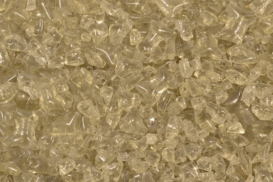 Glass Crumb Pieces for Home Epoxy Decor Mix, Gray (40010), Bohemia Crystal Glass, Czechia SKLENENA