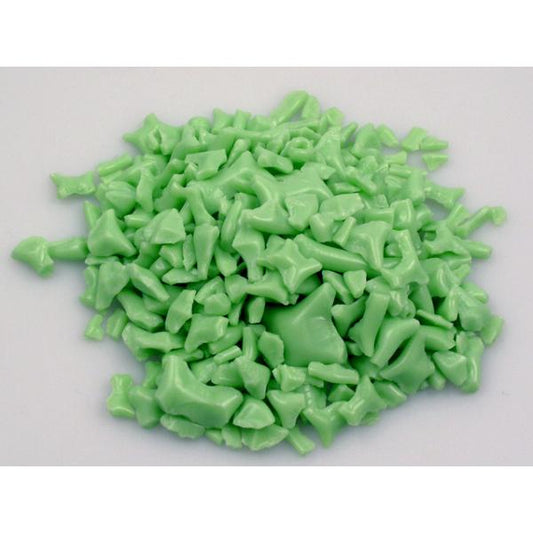 Glass Crumb Pieces for Home Epoxy Decor Mix, Opaque Green (53200), Bohemia Crystal Glass, Czechia SKLENENA