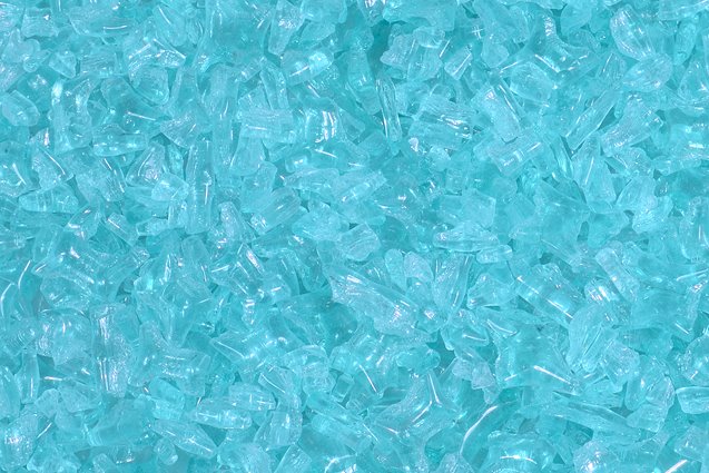 Glass Crumb Pieces for Home Epoxy Decor Mix, Transparent Aqua (60110), Bohemia Crystal Glass, Czechia SKLENENA