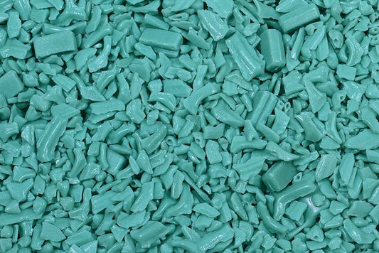 Glass Crumb Pieces for Home Epoxy Decor Mix, Turquoise (63130), Bohemia Crystal Glass, Czechia SKLENENA