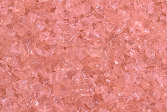 Glass Crumb Pieces for Home Epoxy Decor Mix, Transparent Pink (70140), Bohemia Crystal Glass, Czechia SKLENENA